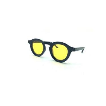Imagem de óculos de sol prorider Preto com lente amarela-Unissex