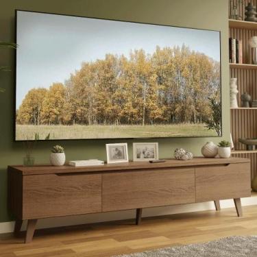 Imagem de Rack para TV até 80 Polegadas 180 cm 2 Portas 1 Gaveta Rustic Nilo Mad