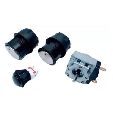 Imagem de 2 Botao Giratorio 1 Timer 1 Interruptor Forno Fogatti F450