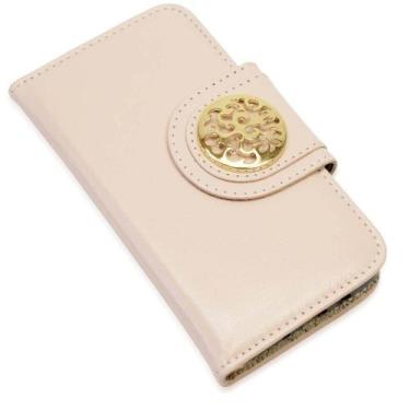 Imagem de Capa Carteira Couro Johari Rosa Bebe Para Iphone 15 Pro 6.1 - CELLWAY