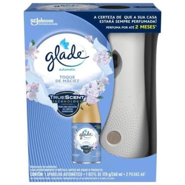 Imagem de Odorizador de Ar Glade Automático Toque de Maciez - Aparelho + Refil 2
