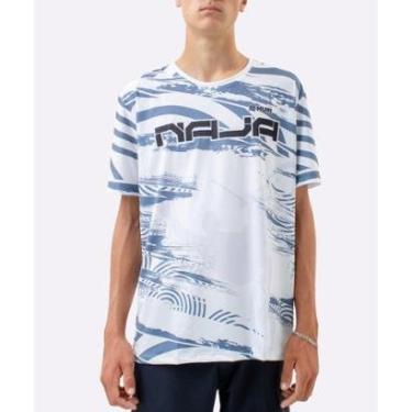 Imagem de Camiseta Masculina HUPI Bike Naja V10 Branco e Cinza-Masculino