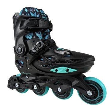 Imagem de Patins Inline Infantil Traxart Freemix - Preto - 68/70mm ( M) ou 70/72mm (G)  - ABEC-9-...