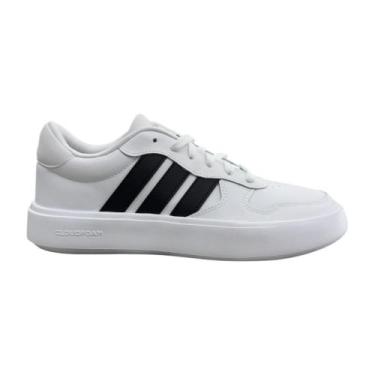 Imagem de Tênis Adidas Lite Court Masculino IH0856 Branco + Preto, 43, Branco, P