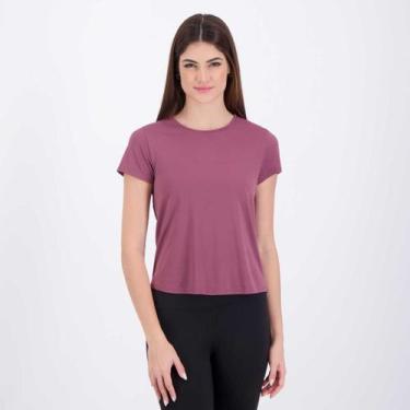 Imagem de Camiseta Hering Proteção UV Feminina Bordô, P