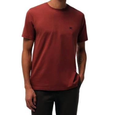 Imagem de Camiseta Masculina Hering MC Regular Marrom - 4FEFHNGEN, P, Marrom