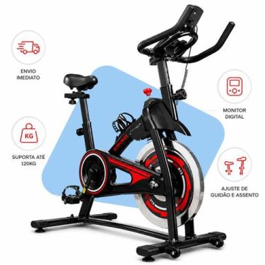 Imagem de Bicicleta Ergometrica Spinning Profissional 15Kg Inércia Usuários de 1