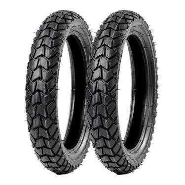 Imagem de Kit 2 Pneus Maggion Aro 18 TT 120/80-18 Viper 62T Traseiro