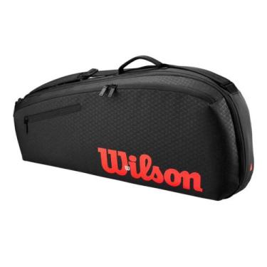 Imagem de Raqueteira Wilson Clash v3 3PK Preta
