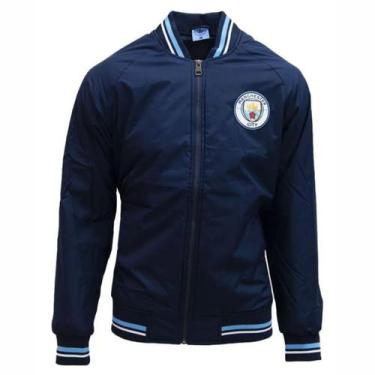 Imagem de Jaqueta Masculino Bomber Casaco Manchester City Azul Oficial - Spr Spo