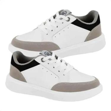 Imagem de Sapato Casual infantil molekinho napa Monaco 2861.117, Branco, 32