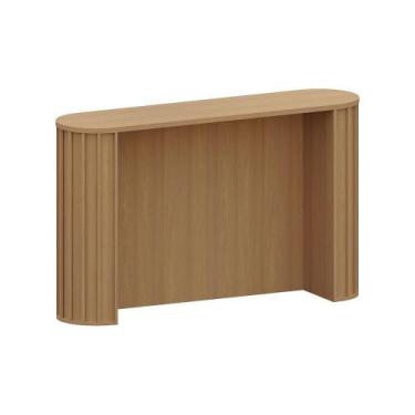 Imagem de Bancada De Cozinha Para Ilha 100% Mdf Com Tampo Lumina Freijó - LUCIAN
