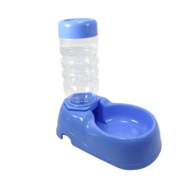 Imagem de Bebedouro de plástico para pet 21cm - SANXIA, AZUL