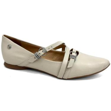 Imagem de Bottero Sapatilha De Couro Bico Fino 360408-1 Off White, 36, Off white