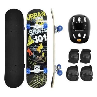 Imagem de Skate Com Acessorios De Proteção Dm Radical - DM TOYS