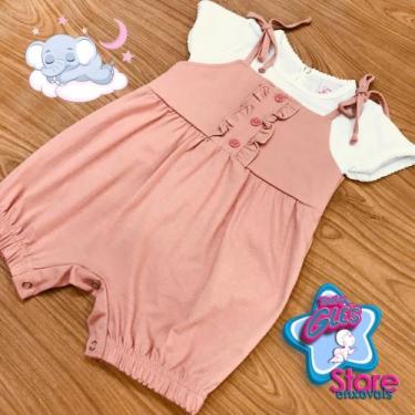 Imagem de Macacão feminino infantil - Baby grés , Azul, PP
