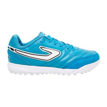 Imagem de Tênis Suíço Topper Maestro Club V Prisma Pack Juvenil Masculino, Azul,