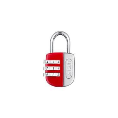 Imagem de Cadeado Stam Com Segredo Life Colors 25mm - Vermelho