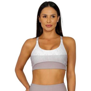 Imagem de Top Run More Color Fusion Feminino, Bege, M