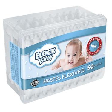Imagem de Hastes Flexíveis Flock Baby ponta flexível 50 unidades