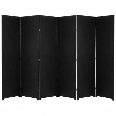 Imagem de 6 Biombo Pintado Sanfonado Com Dobradiças Folha Painel Mdf Divisor Div