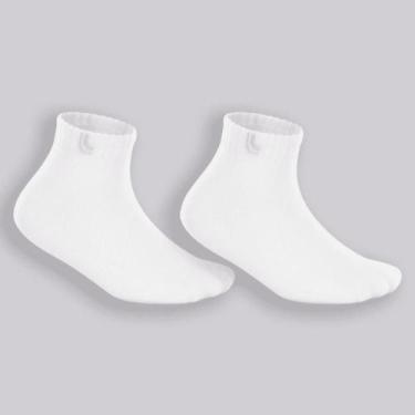 Imagem de Meia Lupo Cano Médio Baby Punho Soft 2025-088 C/2, Branco, Branco, 16-