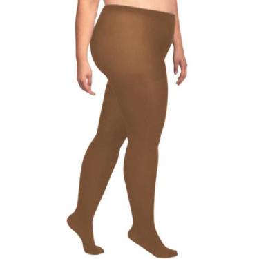 Imagem de Meia Calça Loba Opaca Fio 80 Plus Size 5852-001, Po de arroz, XG