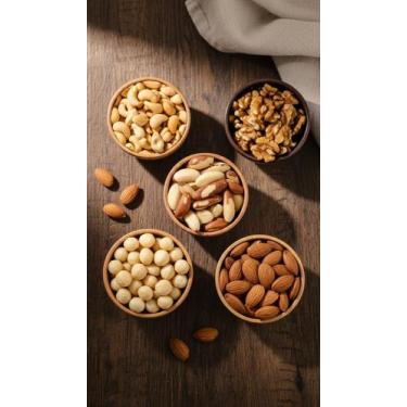 Imagem de Mix de Castanhas Premium Macadâmia Caju Nozes 1kg - Congratulations St