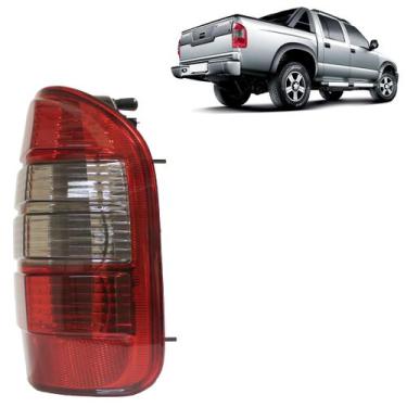 Imagem de Lanterna Traseira S10 Executive 2010 A 2011 Lente Lisa Acrílico Fumê -