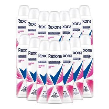 Imagem de Kit 12 Desodorante Rexona Motionsense Powder Dry 150ml