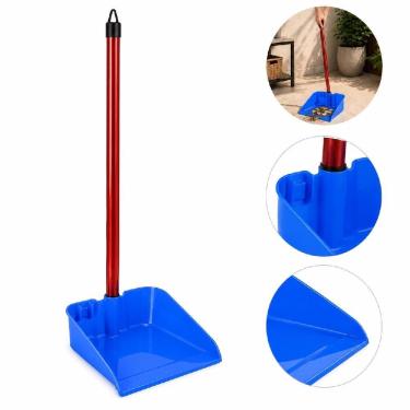 Imagem de Pá de Lixo com Cabo Longo Coletora em Polipropileno Resistente para Limpeza Prática Cor Sortida Yeet