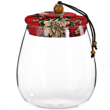 Imagem de Latas de chá de vidro de 13,5 cm, seladas, portátil, para armazenamento doméstico, conjunto de chá de chá