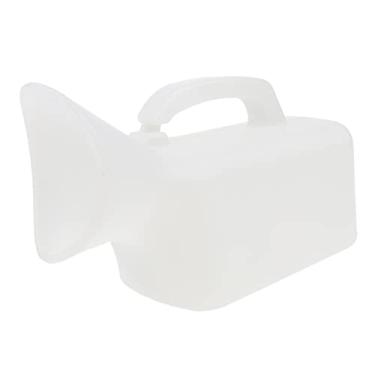 Imagem de dailymall Saco reutilizável portátil para urinol e urinol feminino masculino para incontinência urinária – Branco