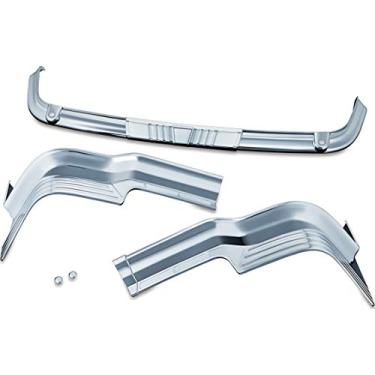 Imagem de Kuryakyn Acessório de realce de motocicleta 6910: Detalhe de luz Tri-Line Traseira para motocicletas Harley-Davidson 2014-19, cromado