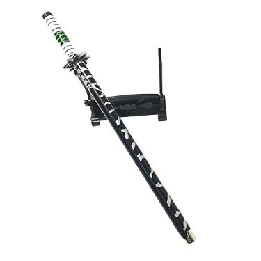 Imagem de Caçador de demônios: Faca Katana Kimetsu no Yaiba Shinazugawa Sanemi Espada Assinatura Caneta Jogo Espada Coleção Artigos para Festas Espadas Brinquedos Figuras de Ação Coleções de Metal (DS-Shinazugawa Sanemi)