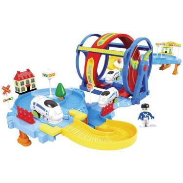 Imagem de Cenário temático (playset) Trenzinho Looping Braskit