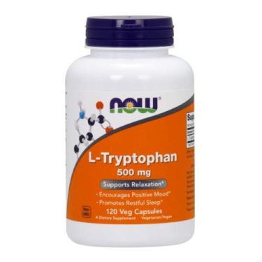 Imagem de Now Foods L-Tryptophan 500 mg - 120 cápsulas (embalagem com múltiplos)