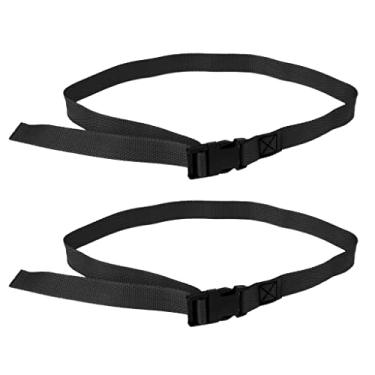Imagem de LoveinDIY 2 pçs carrinho de golfe correias de fixação prática bagagem cinto seguro 250 x 2,5 cm - preto, 250 x 2,5 cm