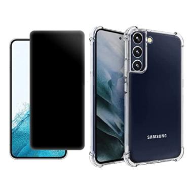 Imagem de Kit Capa Anti Impacto e Película Privativa Compatível Samsung S21 FE