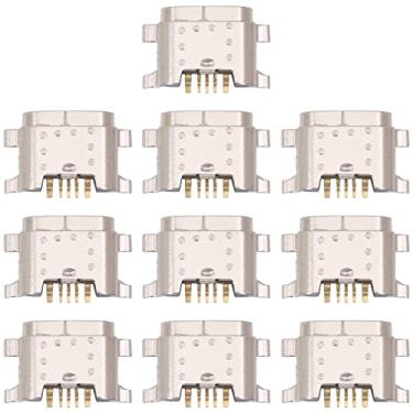 Imagem de YUNCHAO Acessórios telefônicos @#@10 pcs conector de porta de carregamento para Vivo Y75@#@ Substituição do telefone celular