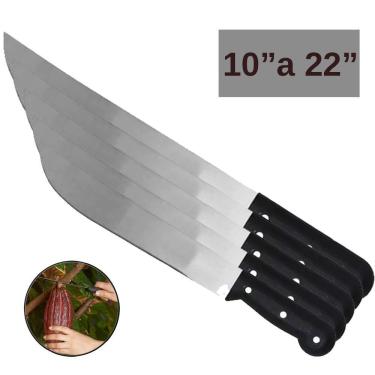 Imagem de Kit Facão para Mato Camping com Cabo de Plástico 10" a 22" - Starfer