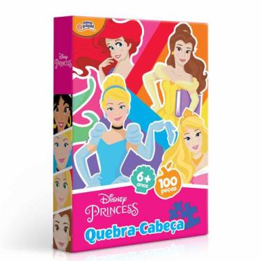 Imagem de Quebra-Cabeça - 100 Peças - Princesas Disney - Toyster