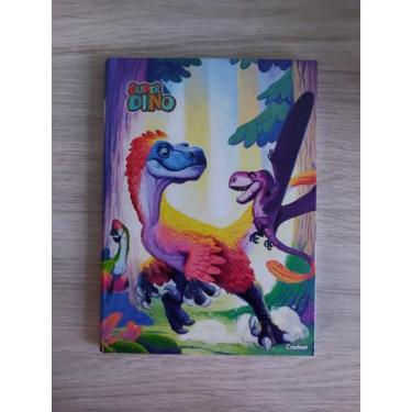 Imagem de Caderno Credeal 1X1 Super Dino Brochura 96 Folhas