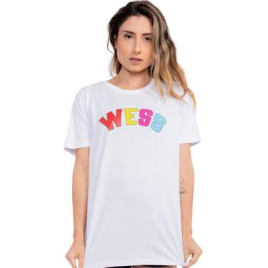 Imagem de Camiseta Basic  Colors She Wess Branca - Wess Clothing