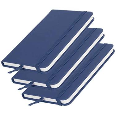 Imagem de Caderno, bloco de notas de escritório com alça de poliuretano para material escolar de escritório (azul)