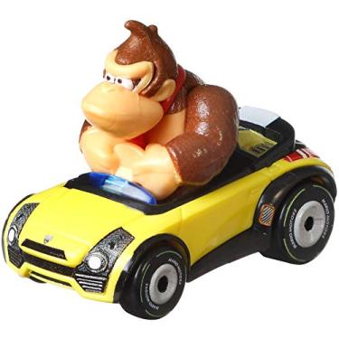 Imagem de Hot Wheels Caracteres e Karts de Mario Kart como carros de metal fundido de 1:64, Donkey Kong