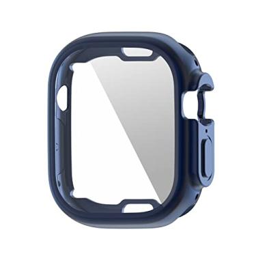 Imagem de MAALYA 360 Capa protetora de tela completa TPU transparente macia para Apple Watch Ultra 49MM Capa de pára-choques transparente para série IWatch Ultra (Cor: cor da arma, Tamanho: Série Ultra 49mm)