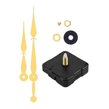 Imagem de Gralara Faça você mesmo movimento do relógio eixo longo peças de reposição motor do relógio para de relógio personalizado, áureo