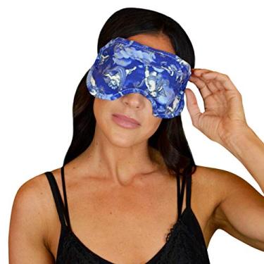 Imagem de Nature's Approach Almofada para olhos de lavanda para aromaterapia com forro de cetim, pacote de ervas, anjo