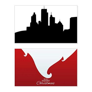 Imagem de Austrália Arranha-céus e Ópera de Sydney Holiday Holiday Merry Christmas Cartões de parabéns Mensagem de Natal